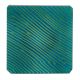 Sea Green Square Flat Glass Wine Stopper (Set of one Piece)