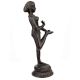 Brass Dancing Lady Statue