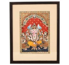 Lord Ganesha Tanjore Painting 14