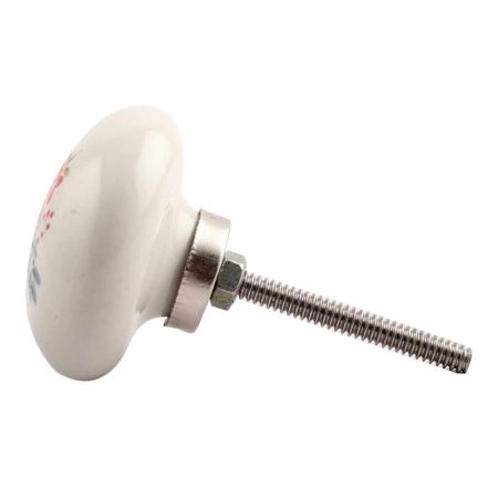 Multicolor Cream Base Ceramic Drawer Knob Online