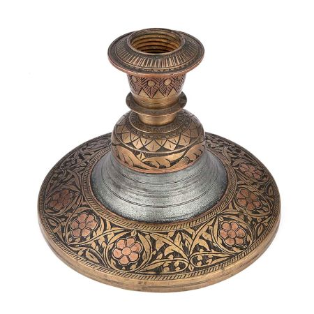 Hand Crafted Engraved Brass Hookah Base Pot