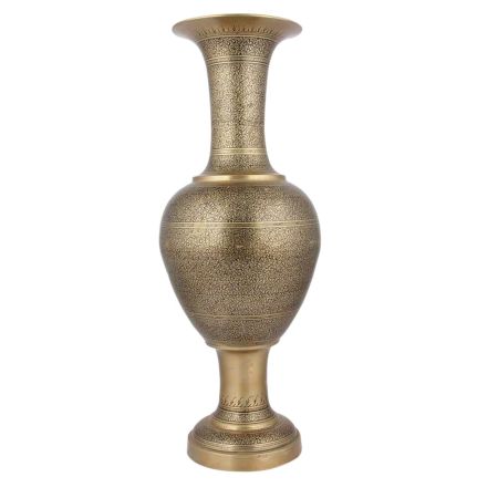 Vintage Tall Brass Vase
