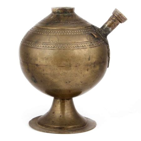 Indian Brass Metal Hookah Pot