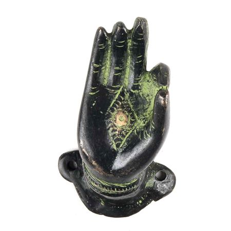 Bronze Mudra Door Handle with Index Finger