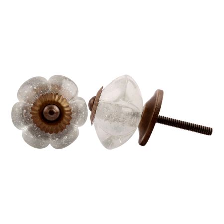 Clear Melon Glass Cabinet Knob Online