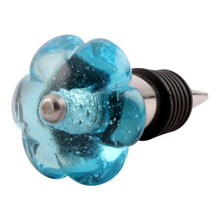 Turquoise Melon Glass Wine Stopper (Set of one piece)