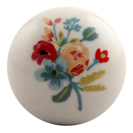 Multicolor Flower Ceramic Wine Stopper (Set of one piece)
