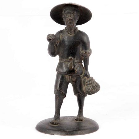 Bronze Sculpture Fisherman