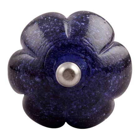 Navy Blue Melon Glass Wine Stopper (Set of one piece)