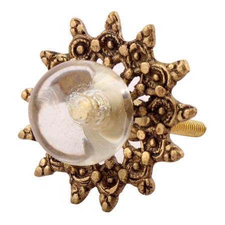 Clear Glass and Metal Cabinet Knobs Online