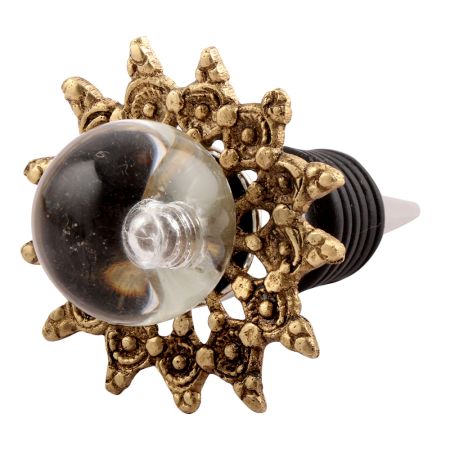 Clear Glass Wine Stopper (Set of one Piece)
