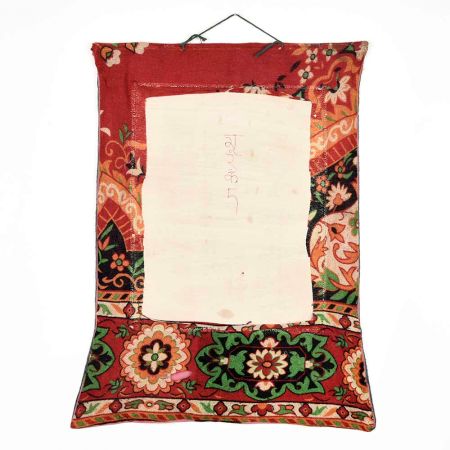 Wheel Of Life Orange Thangka Painting