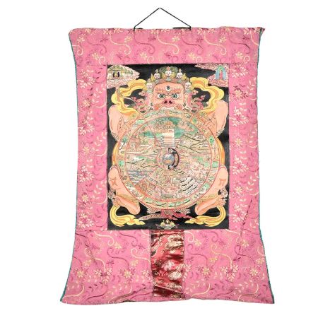 The Wheel Of Life Samsara Thangka Painting