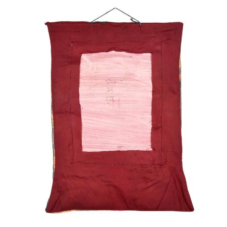 The Wheel Of Life Pink Thangka Painting