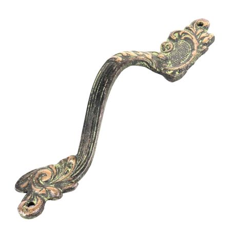 Ethnic Vintage Bronze Door Handle with Patina