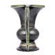 Black Brass Flower Pot with Fish Handles