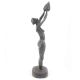 Bronze English Lady Figurine Statue