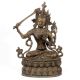 Bronze Manjushree Statue Sitting With Sword