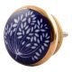 Purple Waxflower Flat Ceramic Cabinet Knob Online