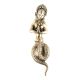 Gold Brass Serpent Naga Door Handle