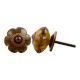 Olive Melon Glass Dresser Knob Online