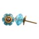 Turquoise Melon Glass Drawer Knob Online