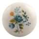 Green Marjoram Flower Ceramic Wine Stopper (Set of one piece)