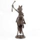 Brass Sculpture Horse Warrior Rider Figurine