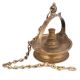 75 cm Long Brass Hanging Oil Lamp