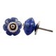 Cobalt Blue Melon Glass Dresser  Knob Online