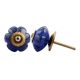 Cobalt Blue Melon Glass Dresser  Knob Online