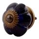 Navy Blue Melon Glass Cabinet  Knob Online
