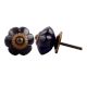 Navy Blue Melon Glass Cabinet  Knob Online