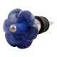 Cobalt Blue Melon Glass Wine Stopper (Set of one piece)