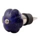 Navy Blue Melon Glass Wine Stopper (Set of one piece)