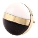 Black White Brass Resin Knobs