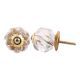 Clear Interior Cut Glass Knobs
