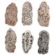 Set of 6 Piece New Mix Wooden Printing Block