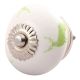 Pea Green Standing Rein Deer Pattern Ceramic Cabinet Knob Online 