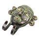 Bronze Tribal Face Dual Wall Hooks Patina Rich