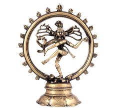 Brass Nataraj Dancing Shiva Statue