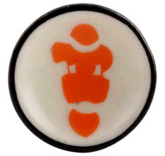 Orange Clown Fish Furniture Drawer Knob