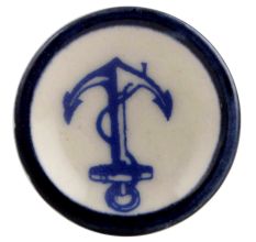 Anchor Flat Ceramic Cabinet Knob Online 
