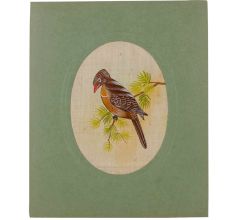 Bird Painting On Fabric