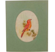Handpaintd Beautiful Bird-Miniature Painting