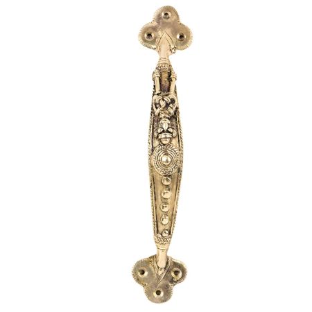 Brass Door Handle In Dokra Art