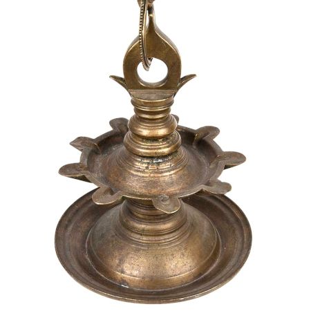 Brass Sara Villakku or Hanging Lamp