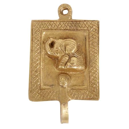Brass Elephant Wall Hooks