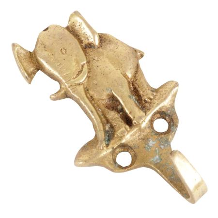 Brass Elephant Statue Wall Hooks
