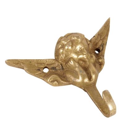 Brass Cherub Angel Hooks